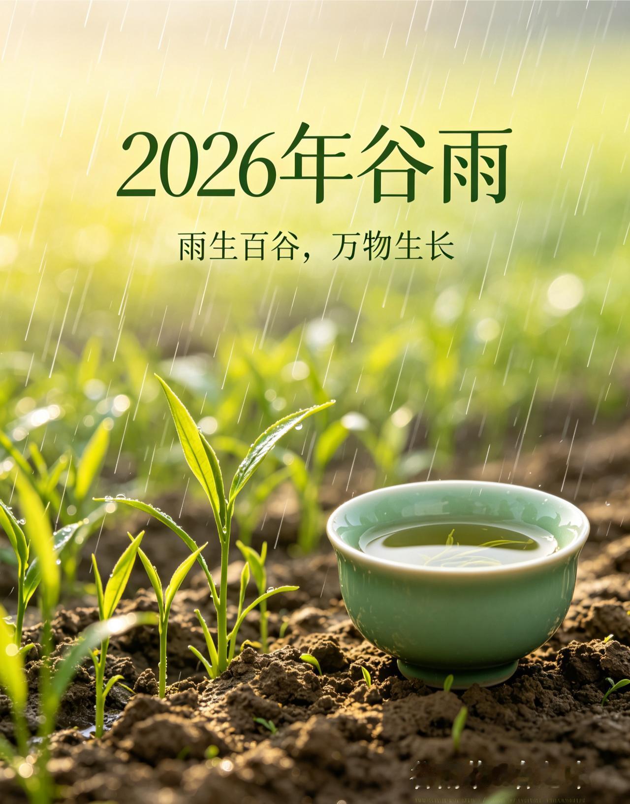 【谷雨：春天最后一场雨，是给秋天的请柬】今儿个谷雨，丙午马年三月初四，春季