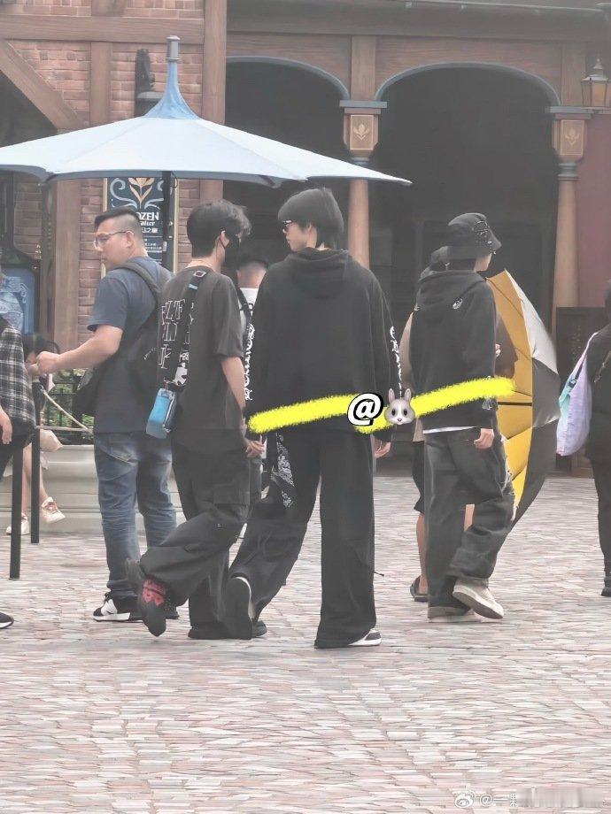 左奇函陈奕恒在港迪被偶遇左奇函陈奕恒一起去了迪士尼有网友在香港迪士尼偶遇左奇函