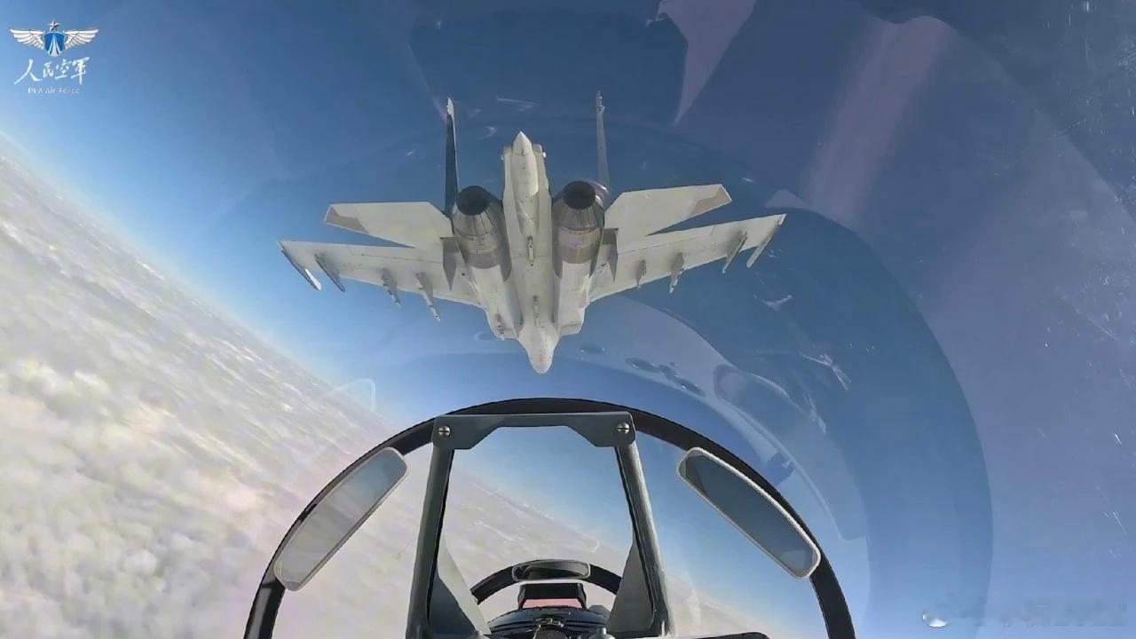 新年新气象重战空中对抗演练美国佬F15EX要等到我们J16这个规模，不知道要等多