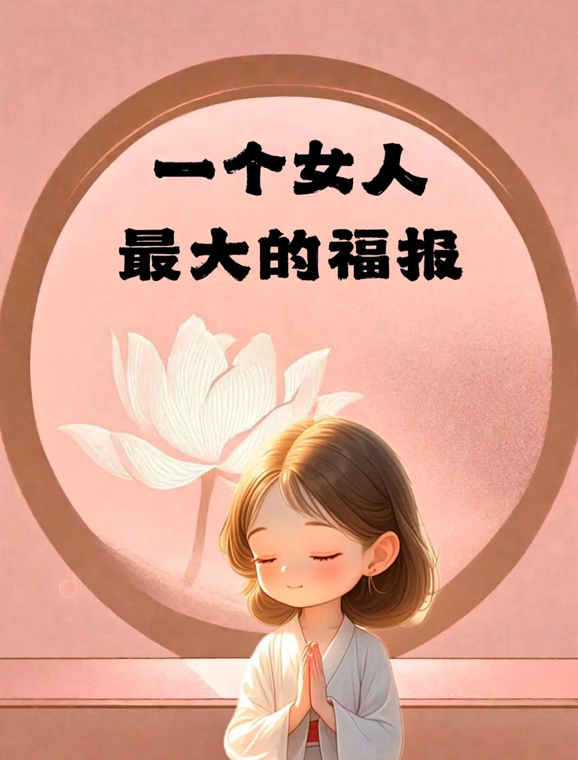 真正有后福的女人，婚姻多半是不幸福的。不是因为她长得不好，也不是因为没有人爱，而