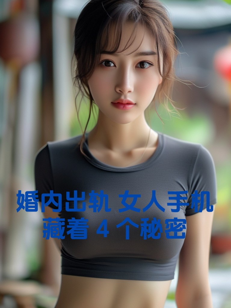 婚内出轨，女人手机藏着4个秘密