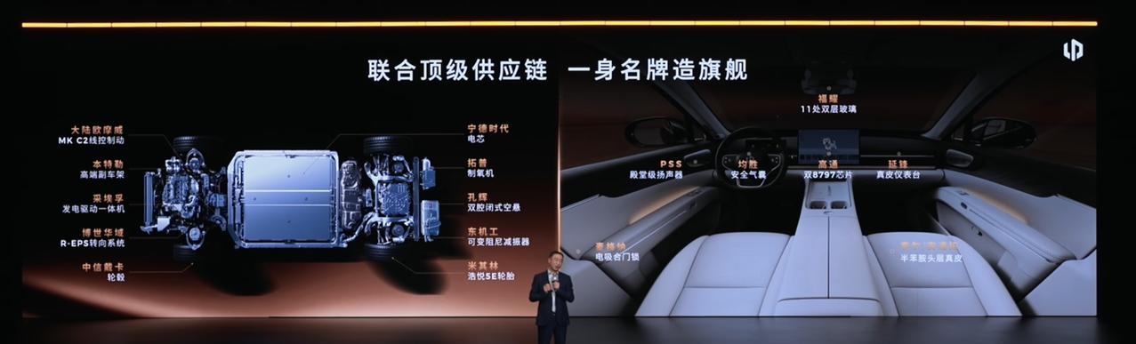 零跑D19硬件配置真的拉满，都是行业内的顶级供应链:制动系统：大陆欧摩威MK