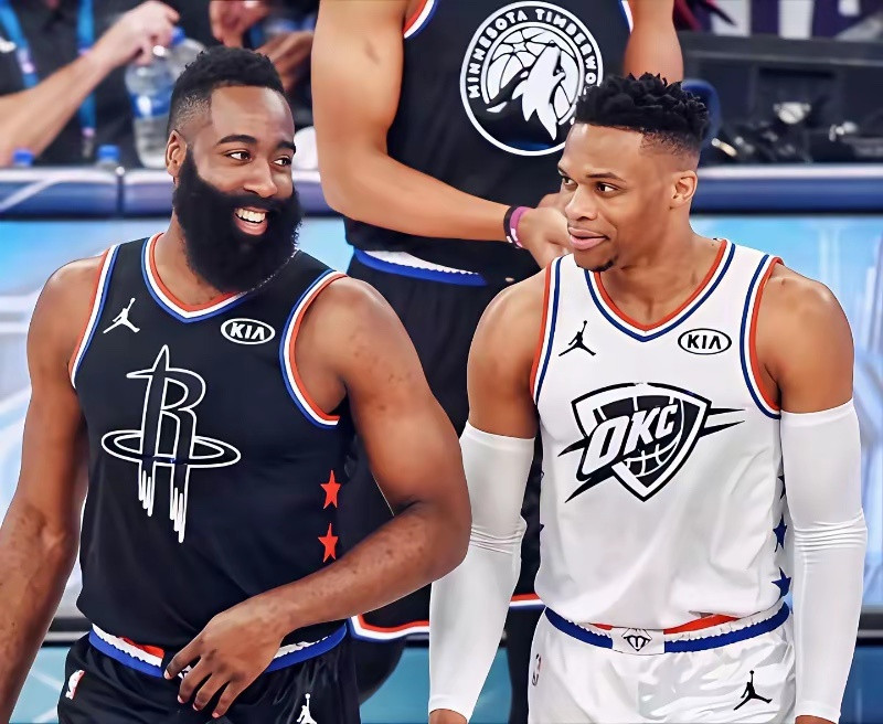 NBA现役“超级三双”盘点：1.威少：21分20篮板20助攻，19年4月对阵湖