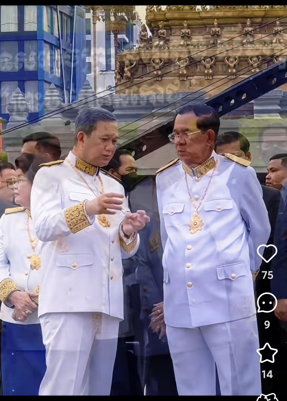 洪森的亲美三儿子洪森非常亲美，他的三个儿子都送到美国读书，大儿子在西点军校就读