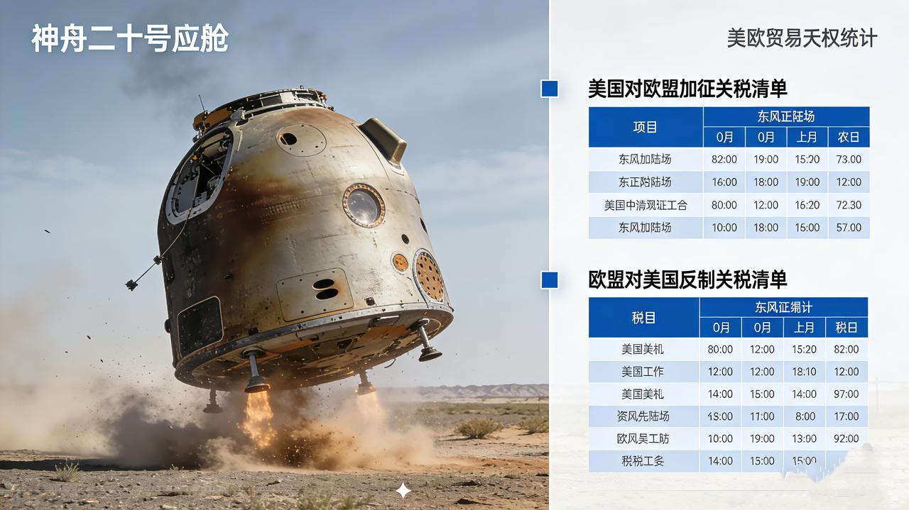 神二十平安回家！中国航天再破纪录，美国却忙着和欧洲互加关税1月20日9时3