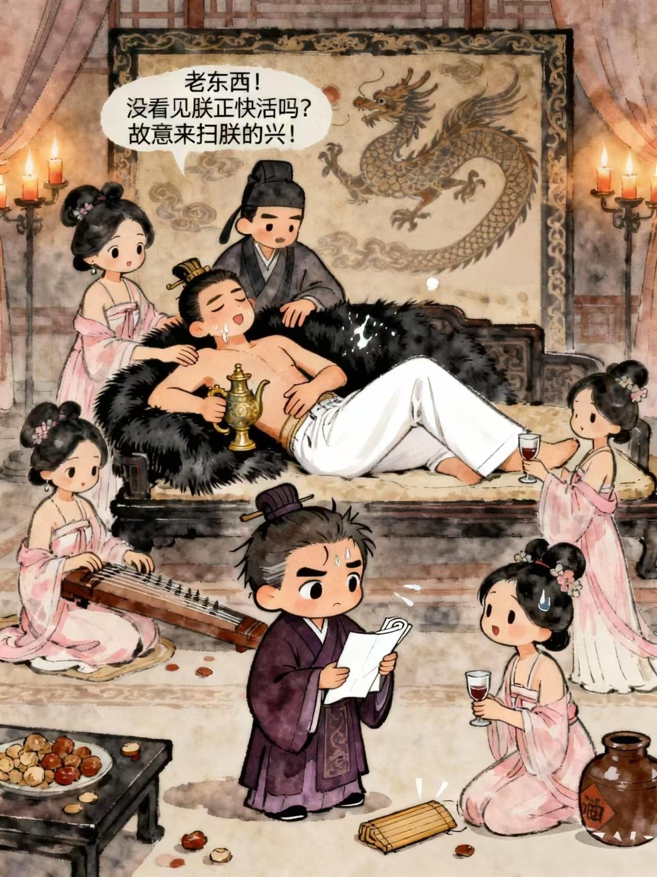 大秦丞相李斯帮秦始皇扫平六国、定下车同轨书同文，最后被腰斩在咸阳街头，三族几十口