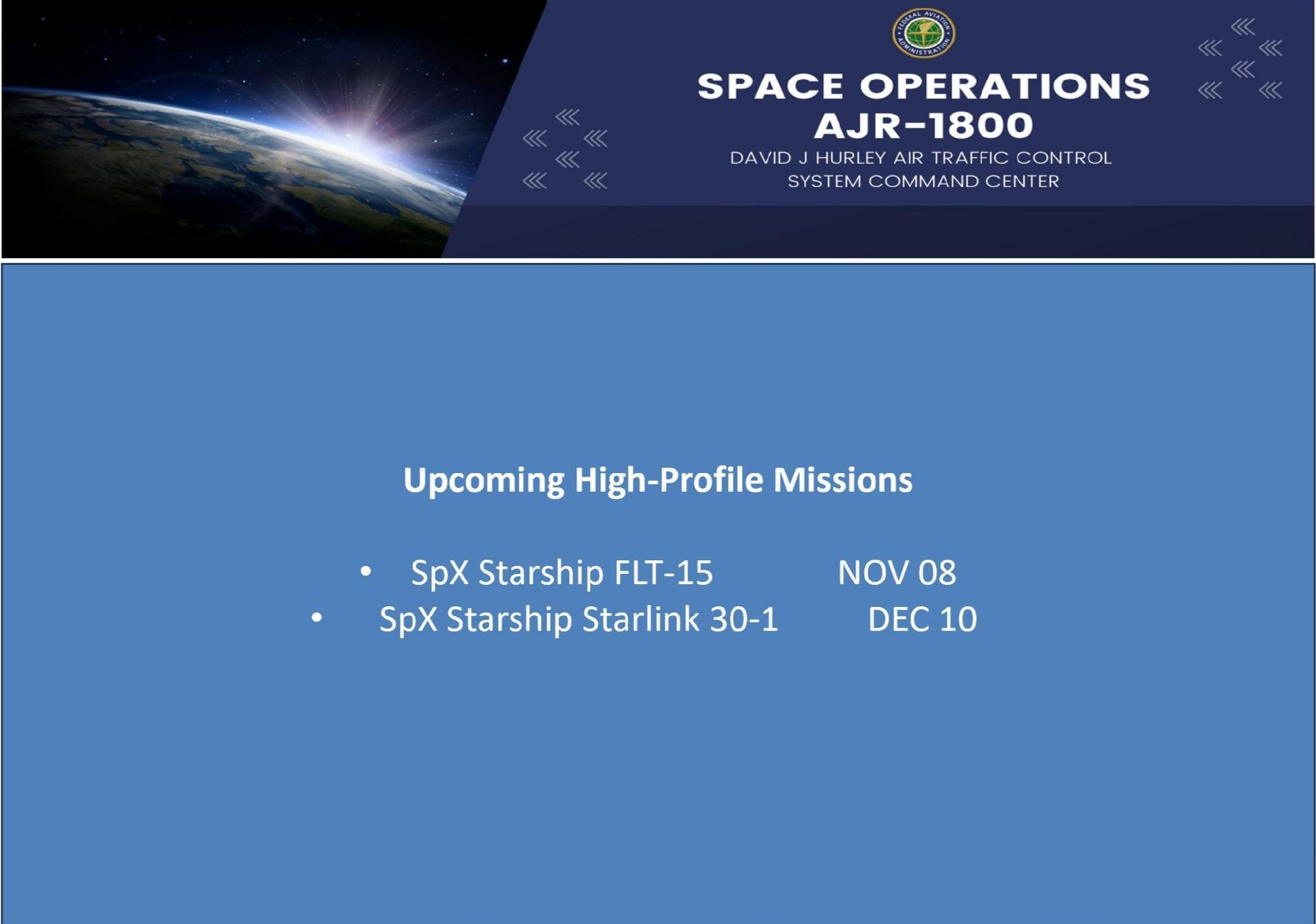 【SpaceX的星舰即将进入规模化发射阶段】根据FAA发布的发射计划，十一月和十二月将分别有一次星舰