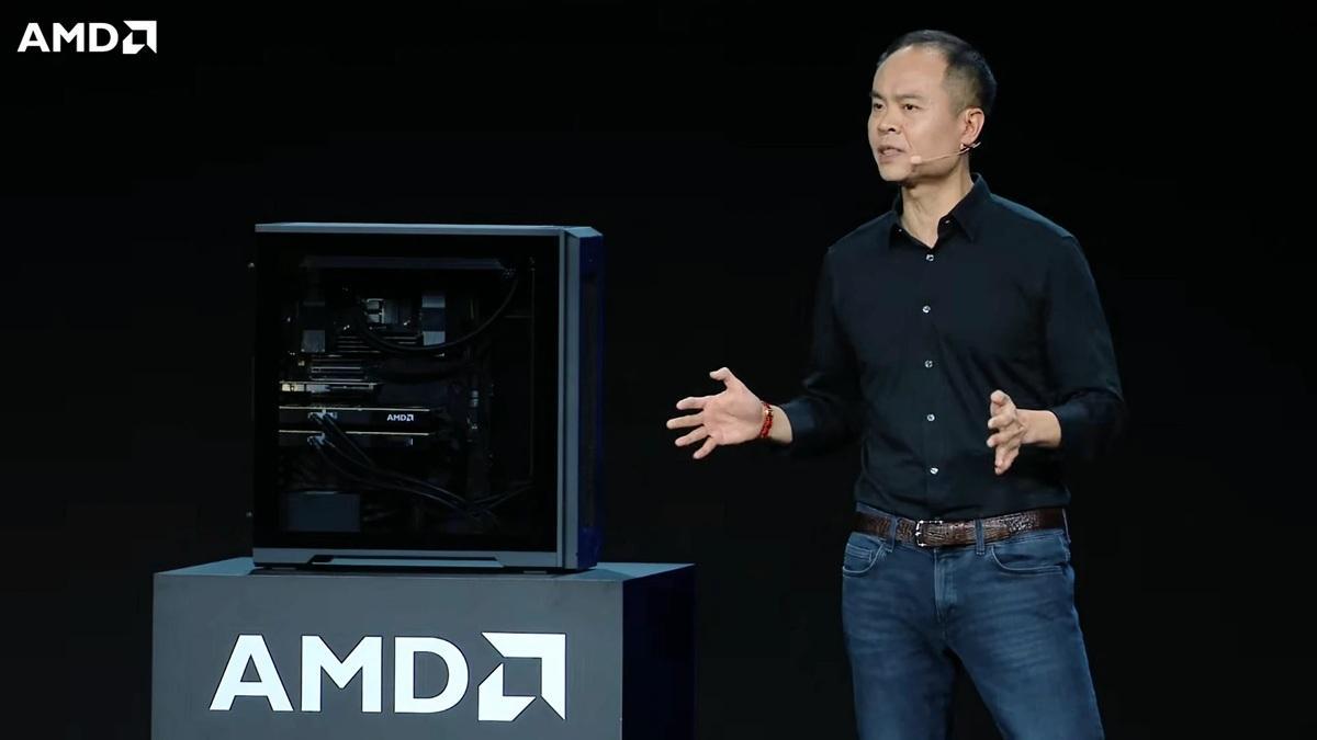AMD发布ThreadripperHaloStation液冷工作站，支持96核CPU+四块加速卡AM
