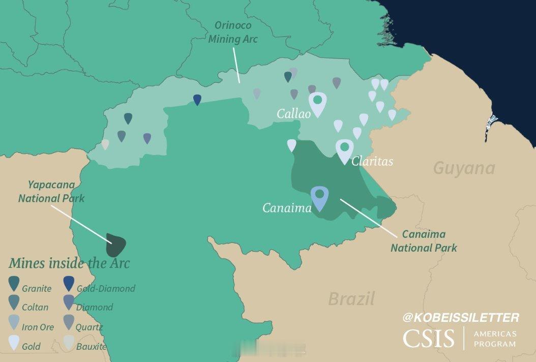 【委内瑞拉局势远不止石油和天然气问题那么简单】委内瑞拉目前估计拥有40亿吨铁矿石