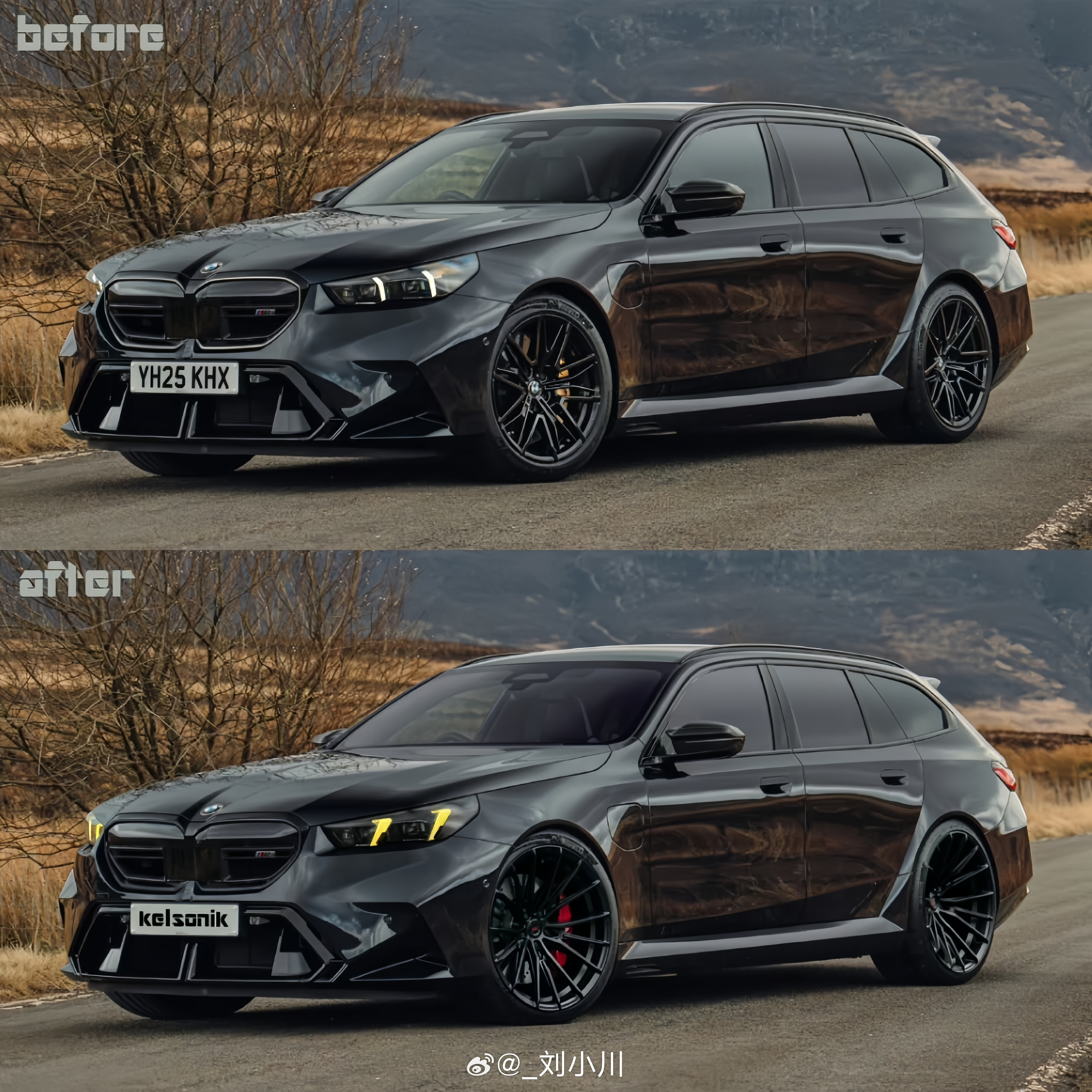 宝马宝马M5Touring宝马新M5Touring如果用M4的车灯