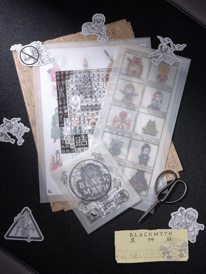 黑神话BLACKMYTH零售店八月新品曝光，包括《黑神话:悟空》石猿1/8收藏雕