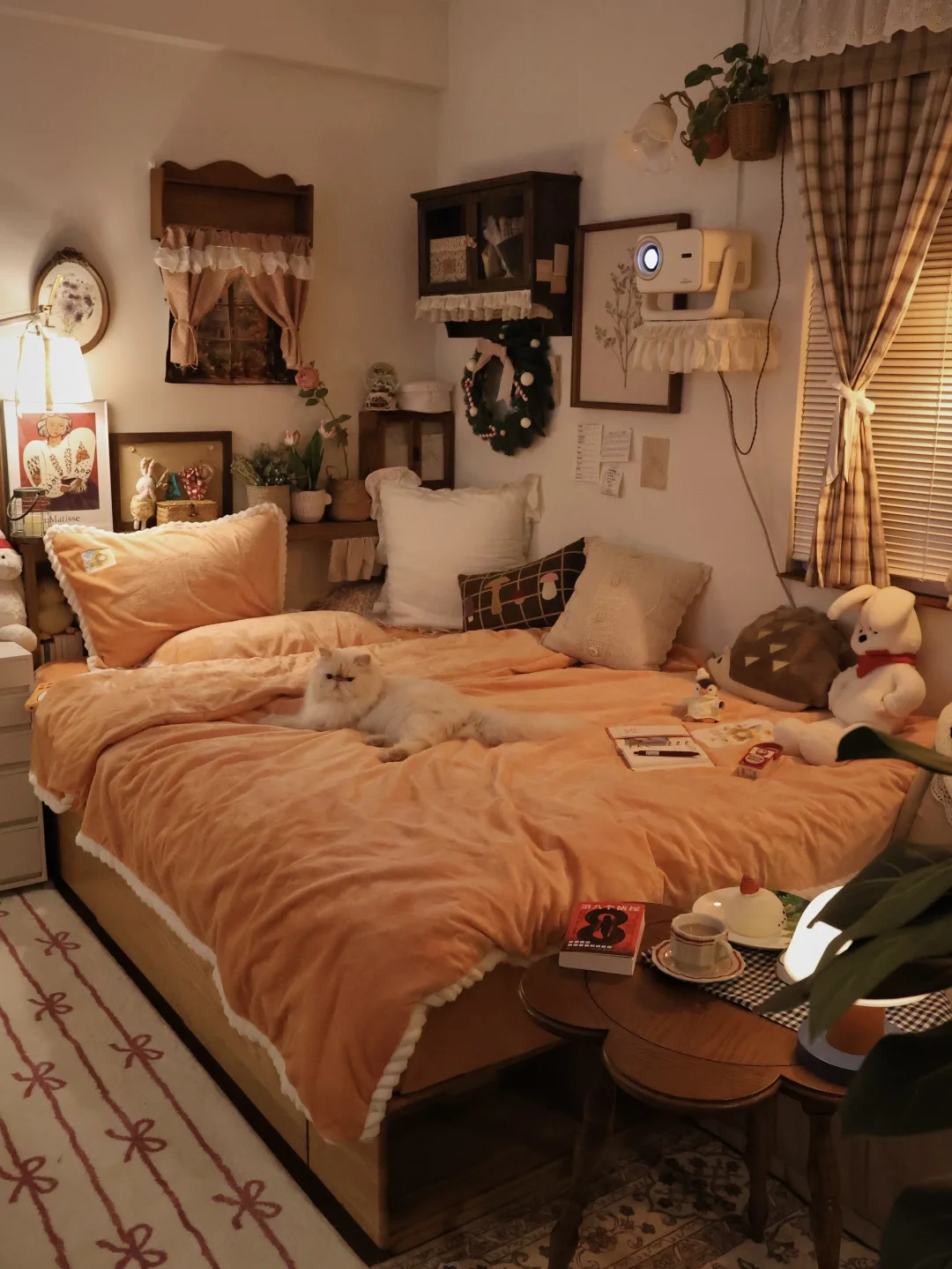 ♡☃️ ¸¸.•*¨*•营造幸福感10平冬日小卧室!!