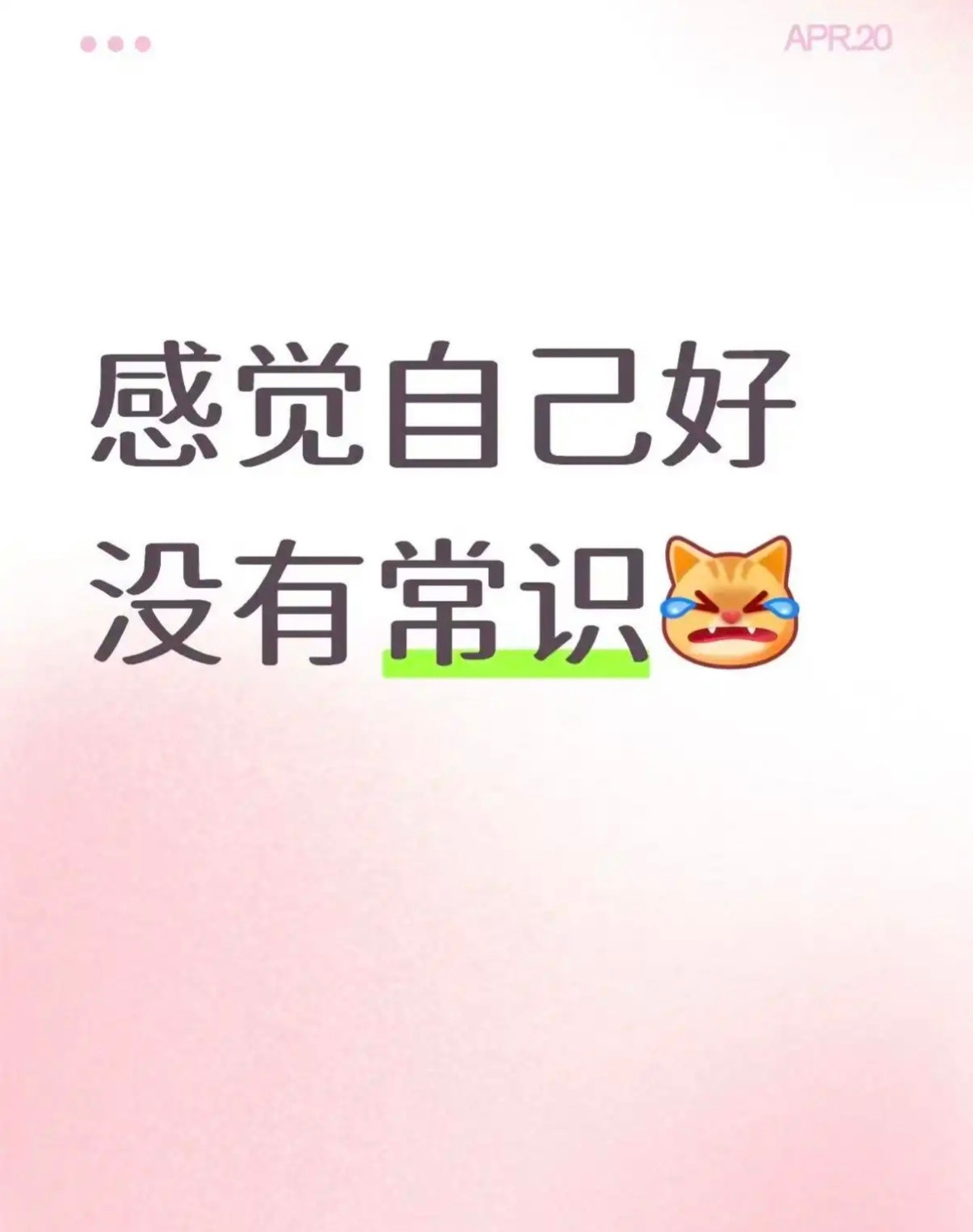 独居独居以后感觉自己好没有常识