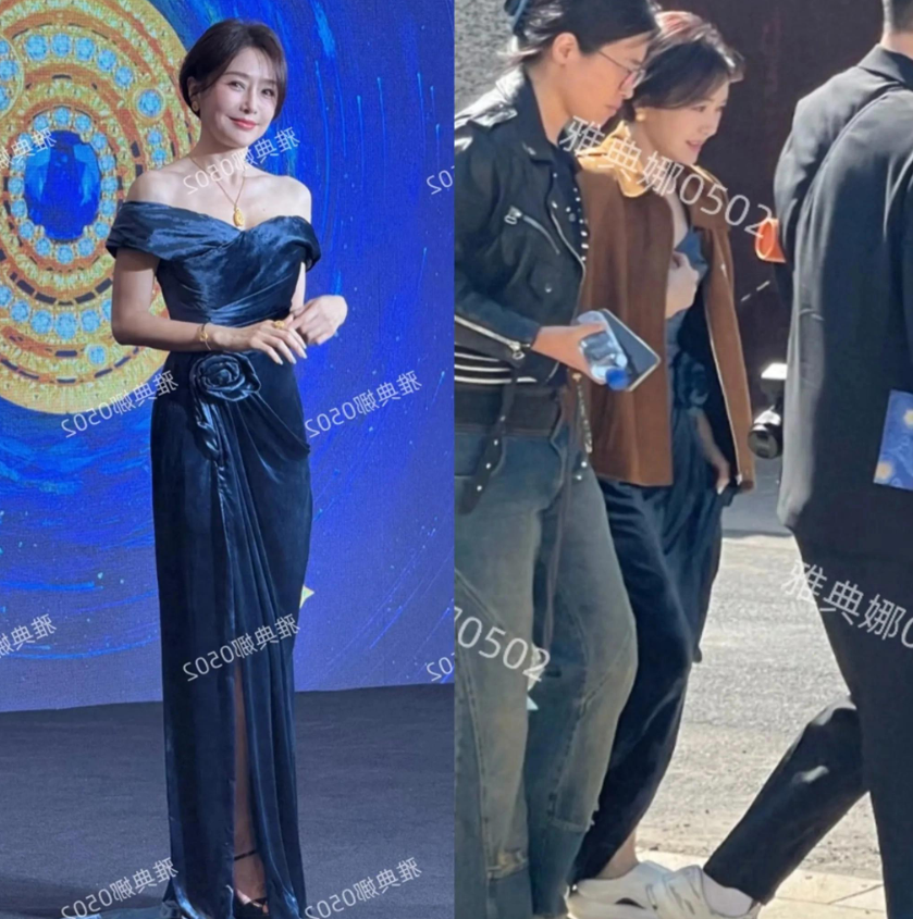 明星上下班的状态真的差很多，秦岚台上是女神台下只想快点下班!