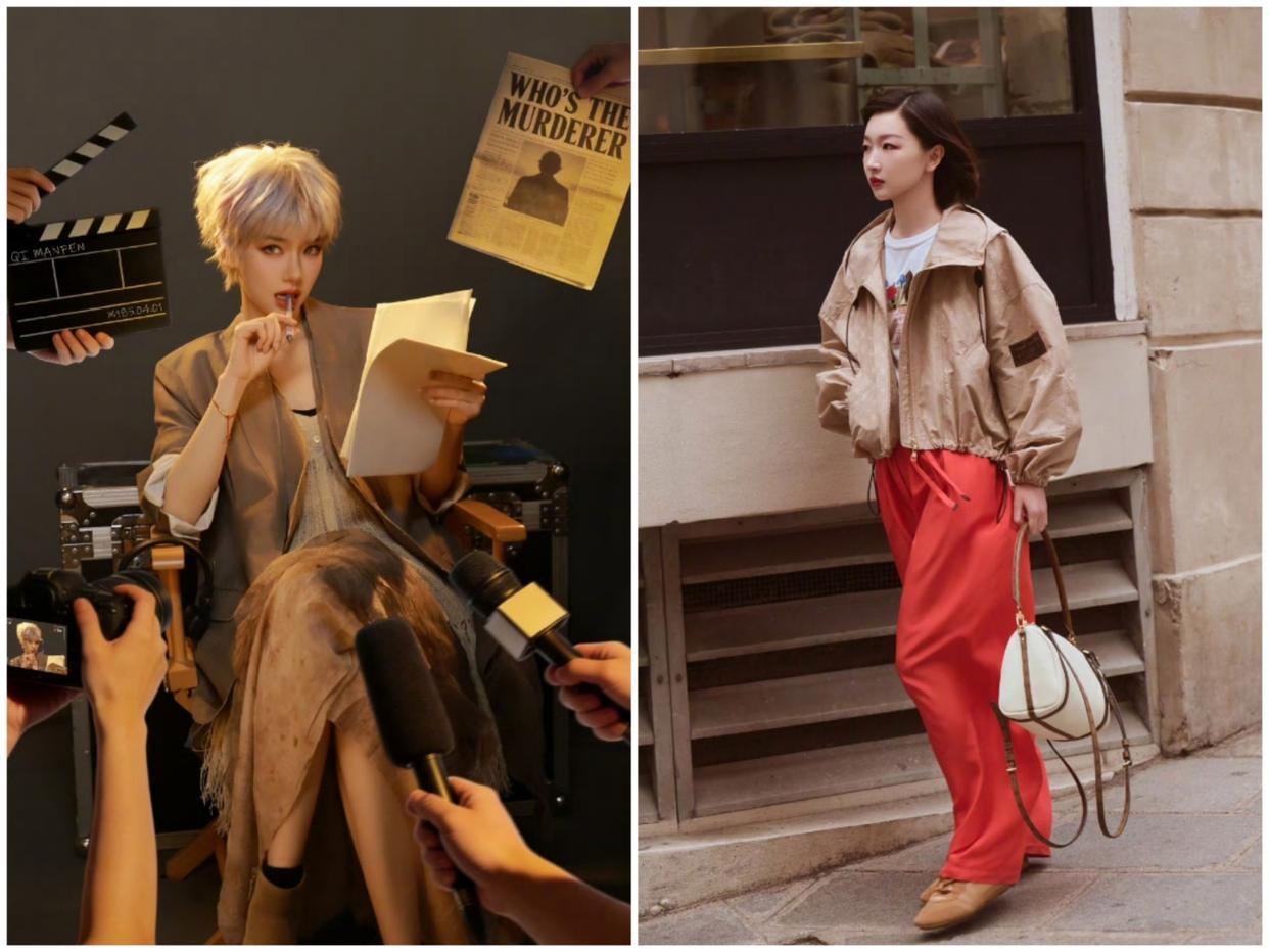 左边是戚薇，右边是周冬雨，她们俩都剪了短发，你们觉得谁的短发更好看？这个问题嘛，