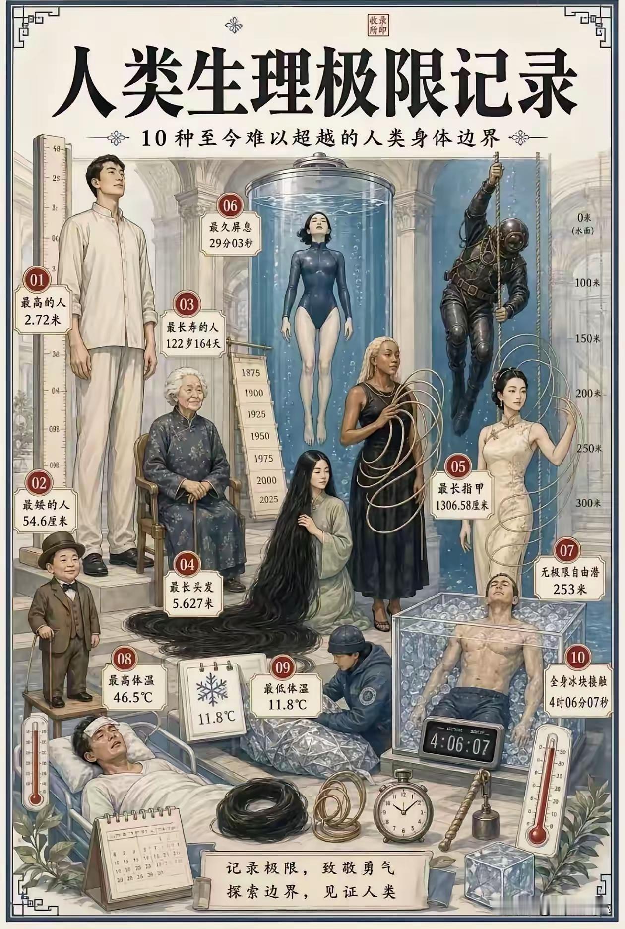 人类这些生理极限中，最难打破的估计就是体温和寿命了吧。这可是实打实的真东西呀，你