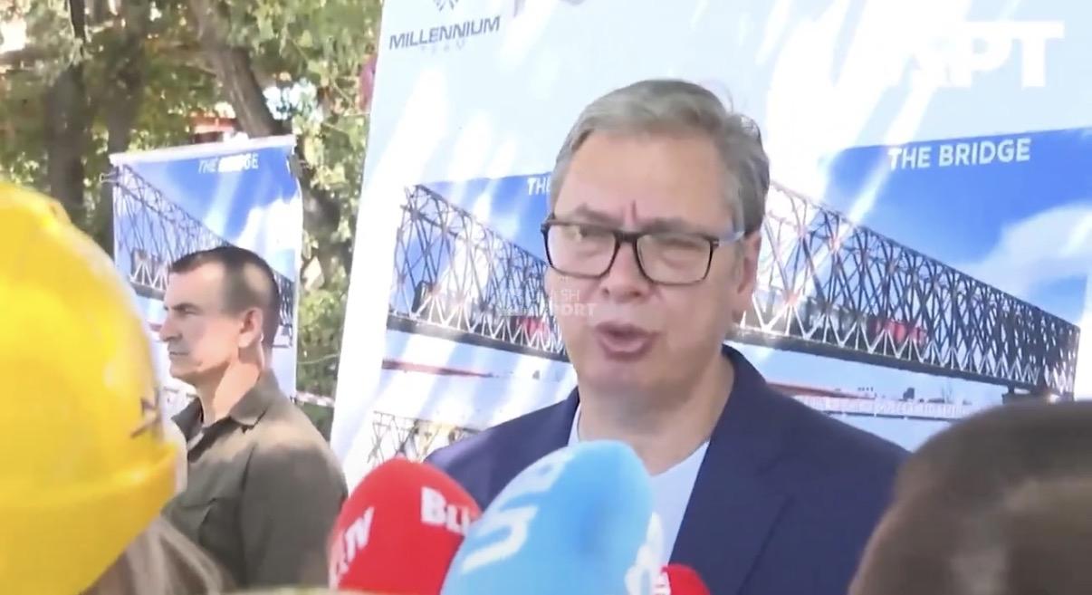 塞尔维亚总统武契奇今天谈及泽连斯基来访时表示：“直到不久前，数月以来一直有人指责