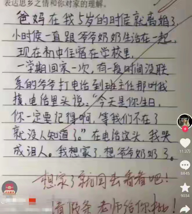 有人曾经把高中生作文与小学生作文放在一起比较，在不谈标准答案和评分标准的前提下，