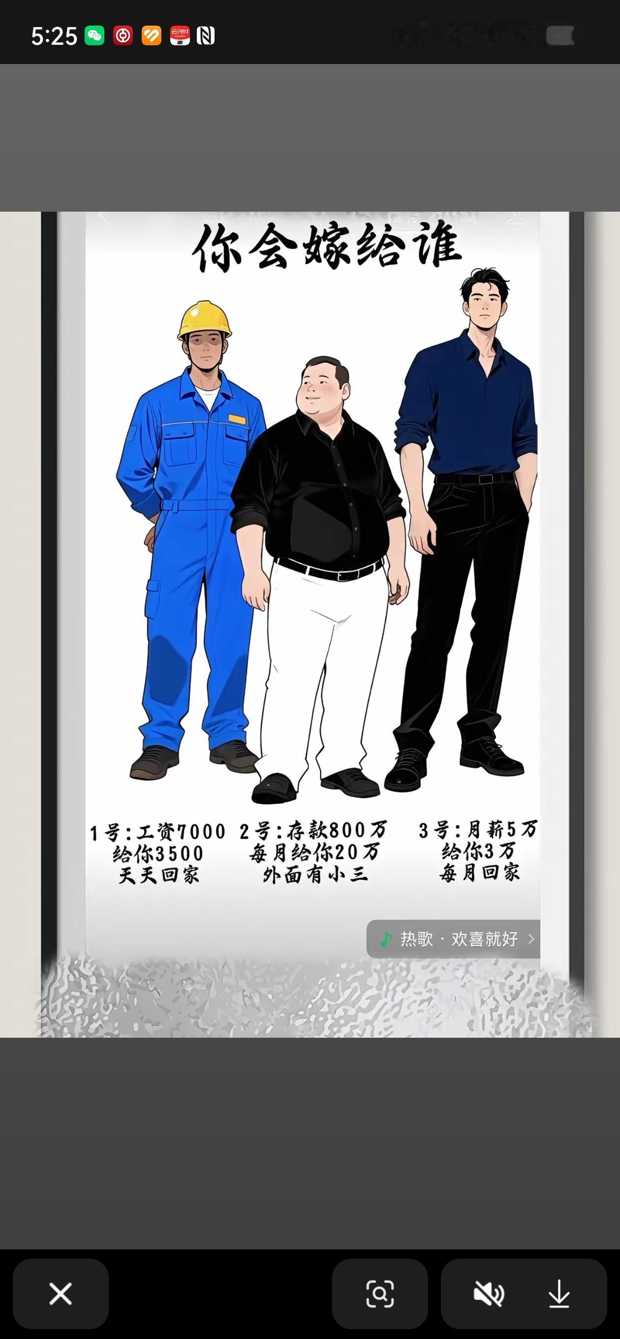 单身妹儿们，看过来，三选一，你会嫁给谁假如你来选假如选老公挑选配偶