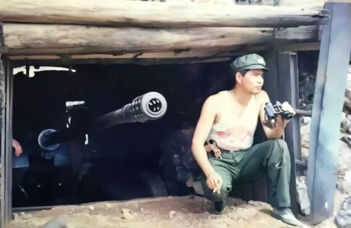 1987年，老山前线炮阵地