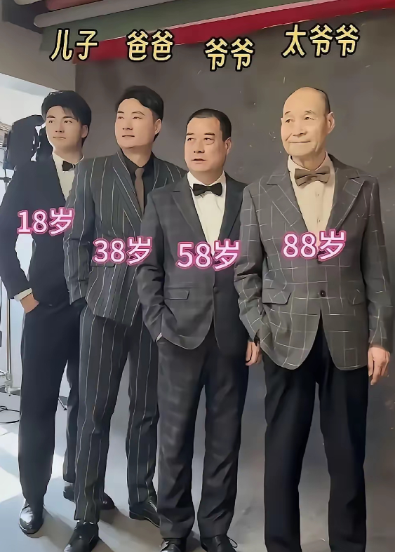 不得不说，这太爷爷肯定很幸福！