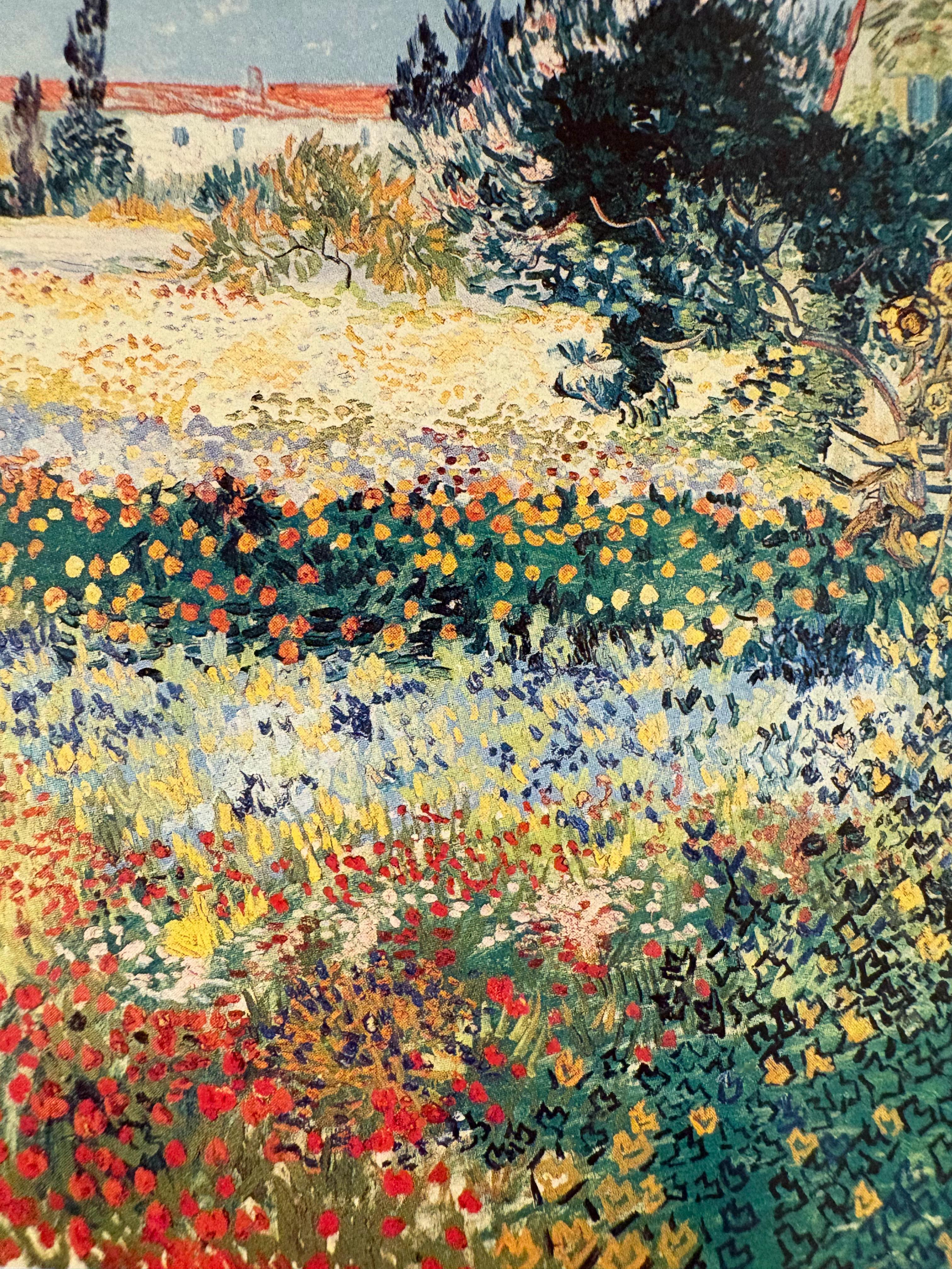 私人收藏的一幅梵高1888年《花园》