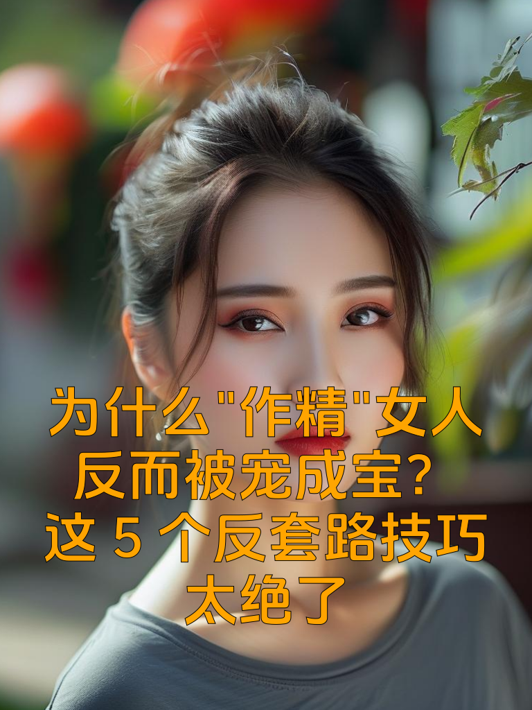 为什么"作精"女人反而被宠成宝？这5个反套路技巧太绝了