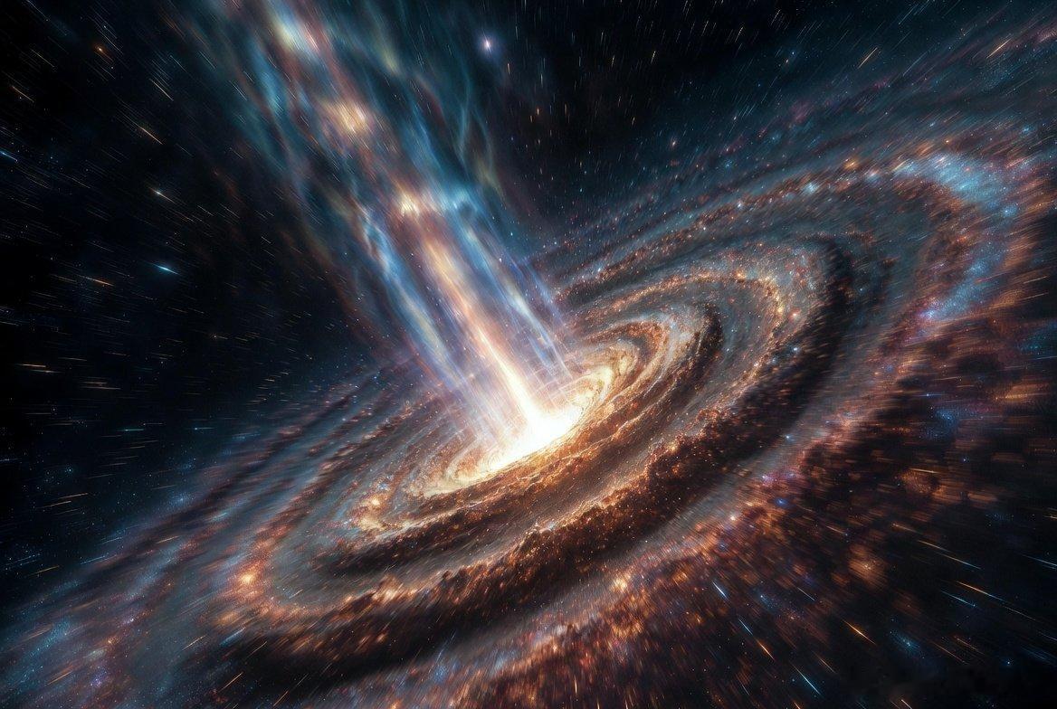 一个不停叫喊的黑洞：长寿命射电源爆发揭示早期宇宙的秘密在距离我们18亿光年的一个