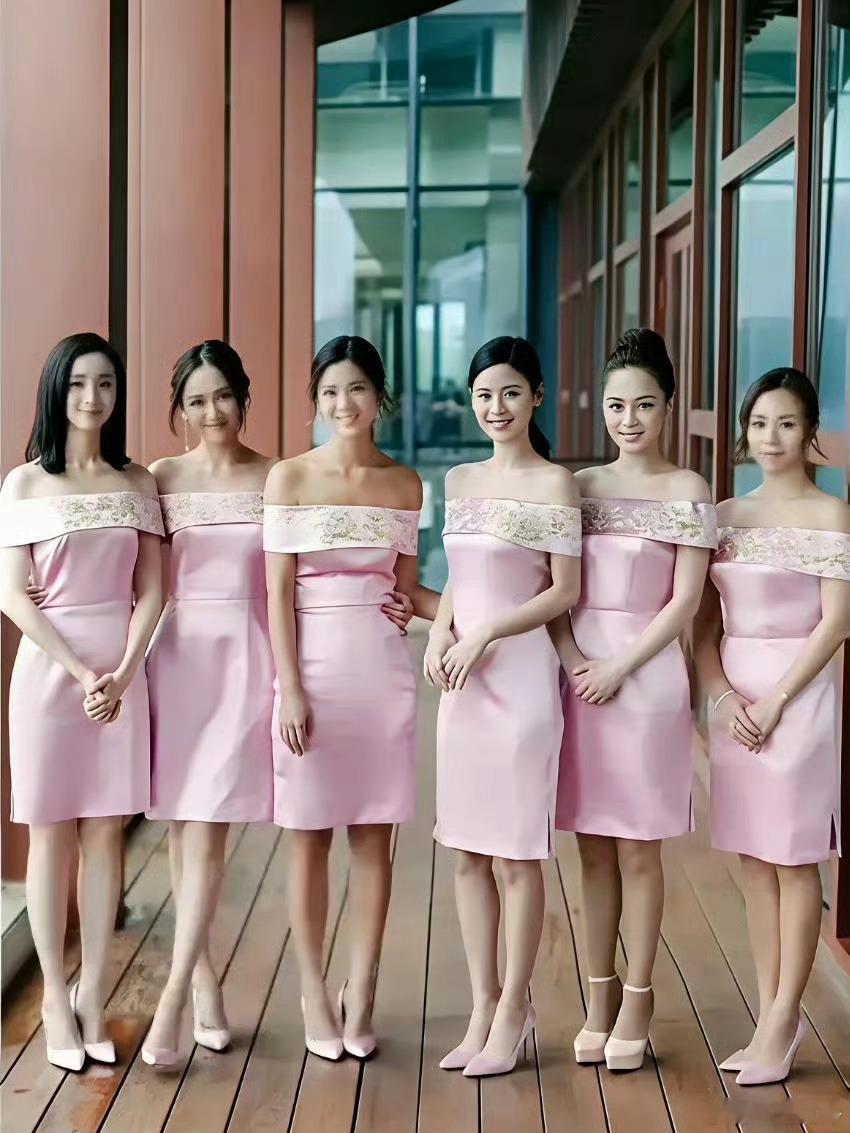 陈妍希当年的伴娘团可以算是伴娘界的天花板了吧​​​