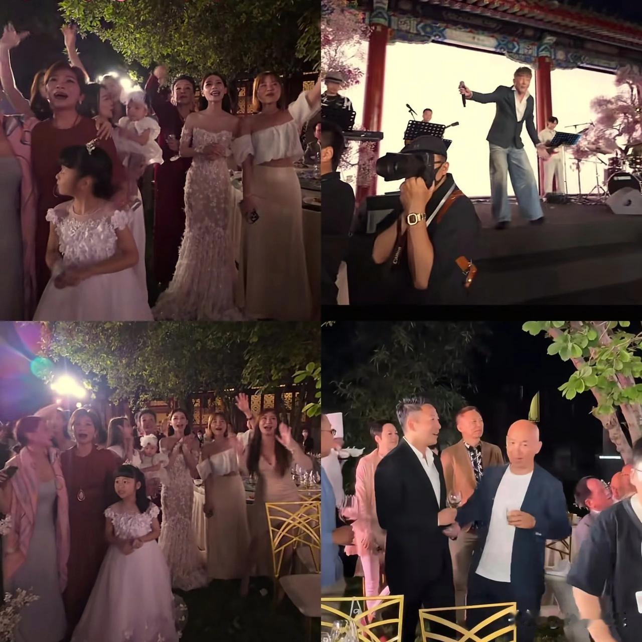 马筱梅和妈妈好像！歌手关喆在马筱梅汪小菲婚礼上唱《想你的夜》，小梅和婆婆兰姐嗨成