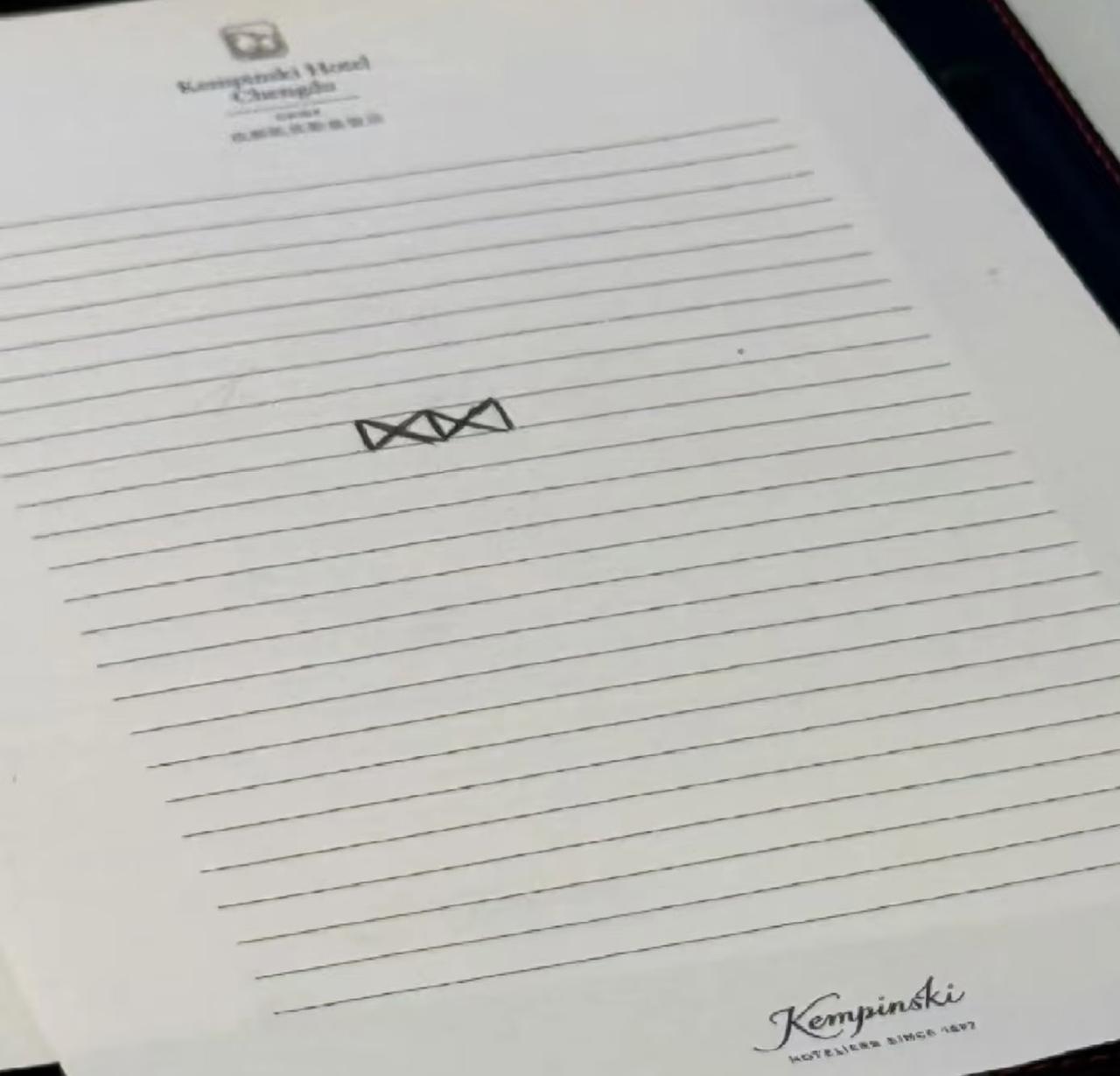 孙颖莎的一幅画引起了球迷的猜测孙颖莎去抽签，在台下坐着太无聊了就拿起