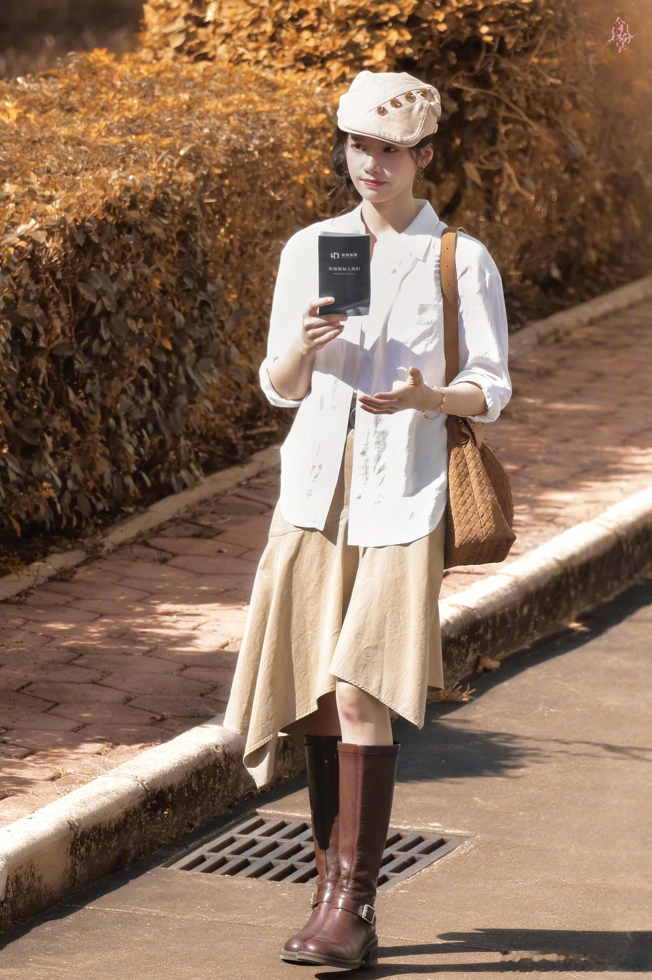 张婧仪路透好像古早韩剧女主啊