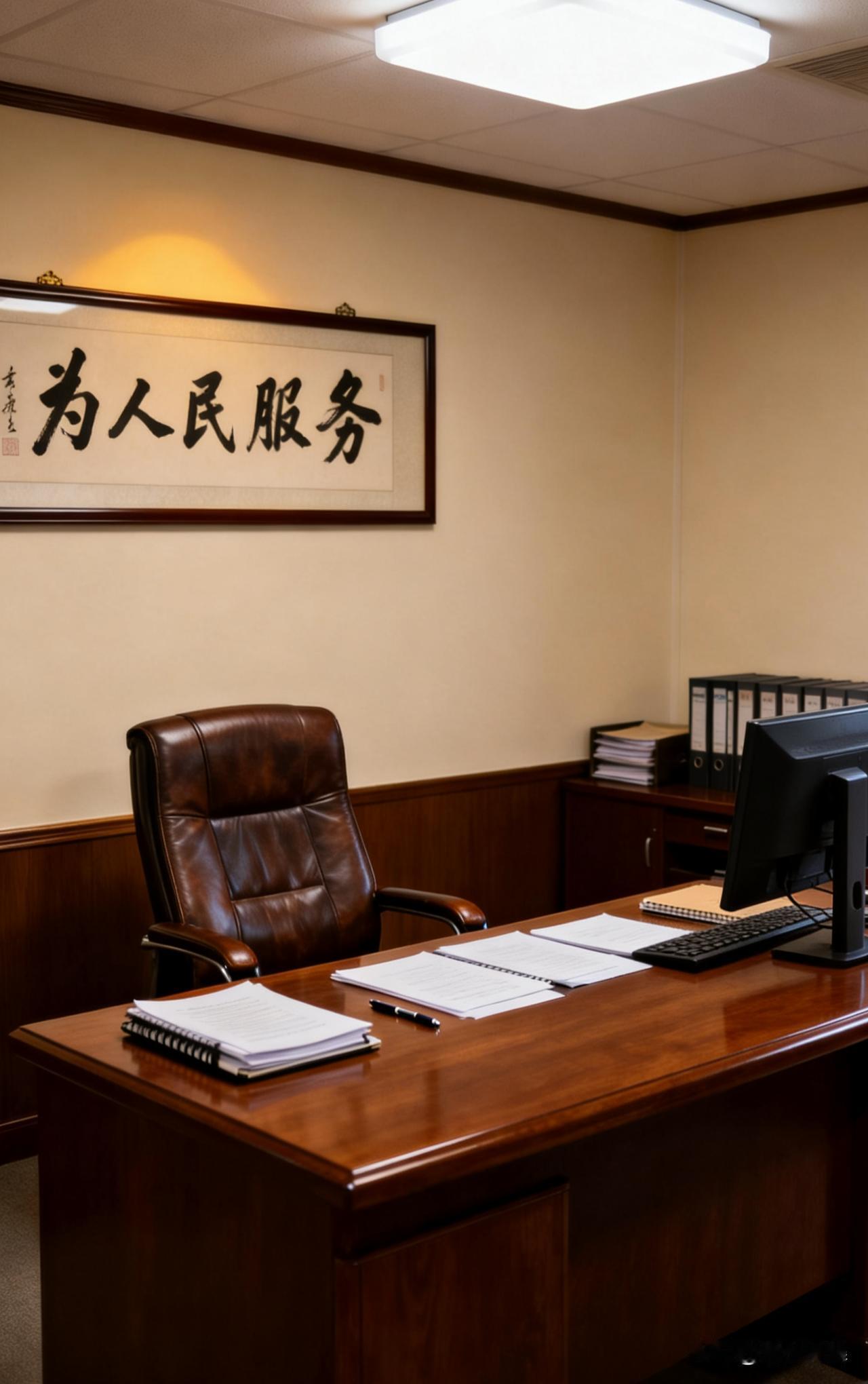 主持工作≈临时一把手老大缺位、还没正式任命，你先顶着。权力≈正职，但