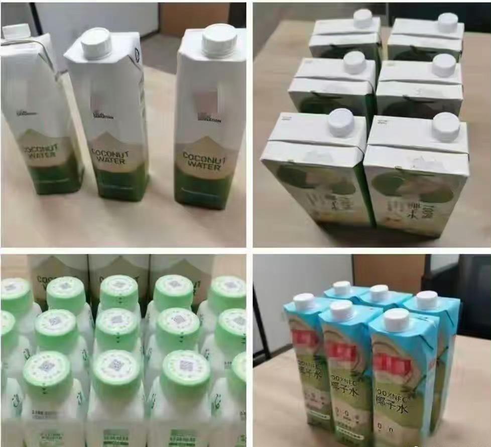 新京报消费研究院将四款热销的纯椰子水送第三方检测机构，结果没一款是真正的纯椰子水