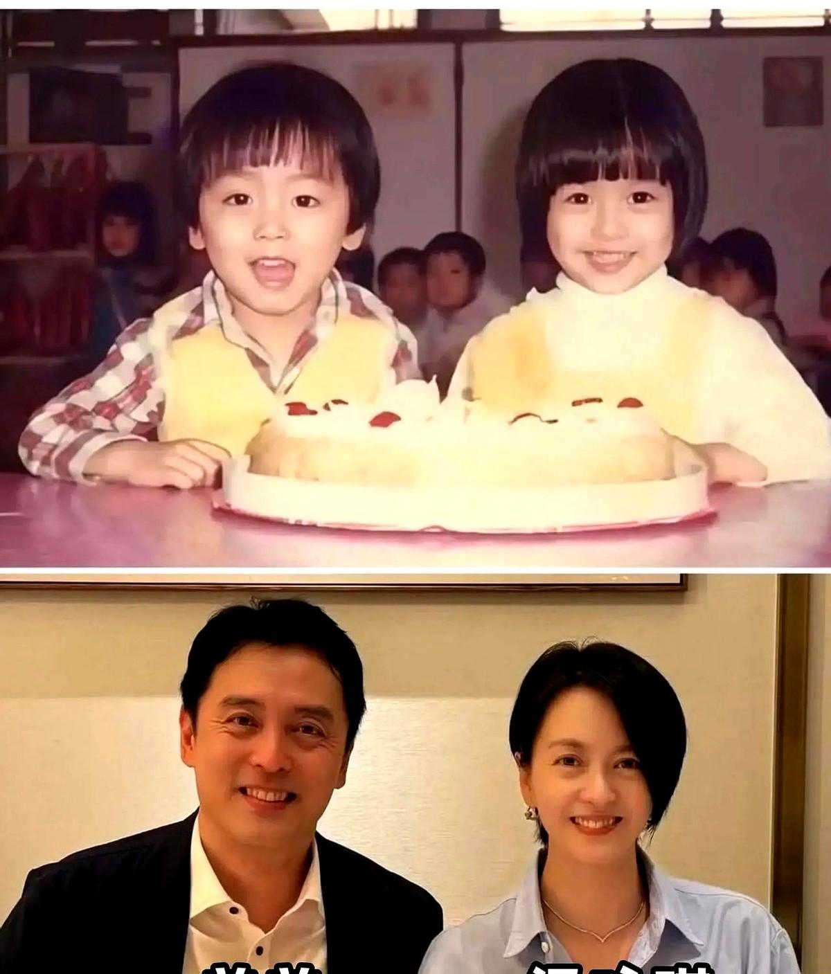 50岁梁咏琪晒合照，身边的男人竟不是老公！这基因太神了！她和双胞胎弟弟梁咏俊