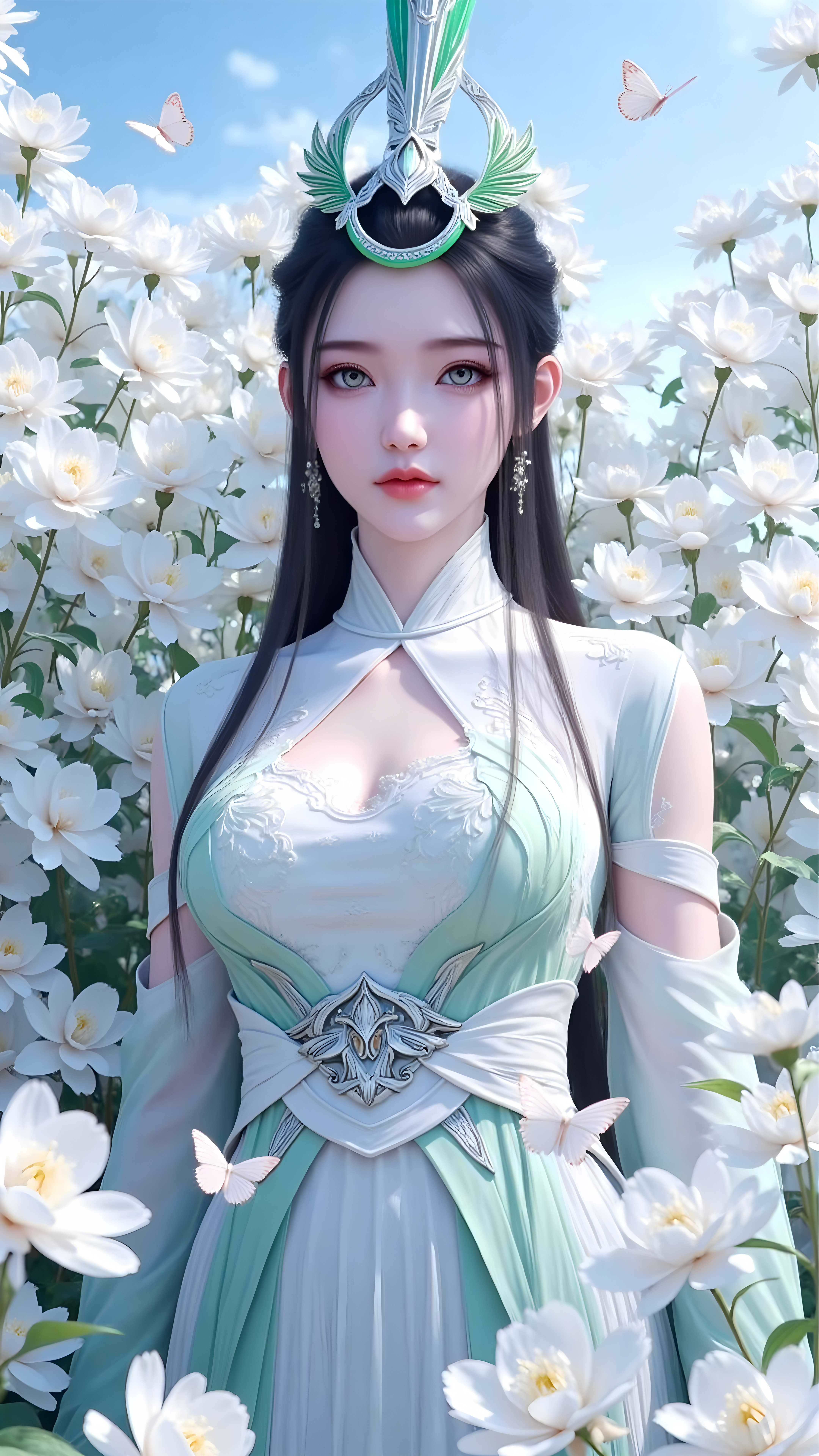【神国之上|国漫壁纸】陆嫁嫁的惊人蜕变，从黑瘦到亭亭玉立！
