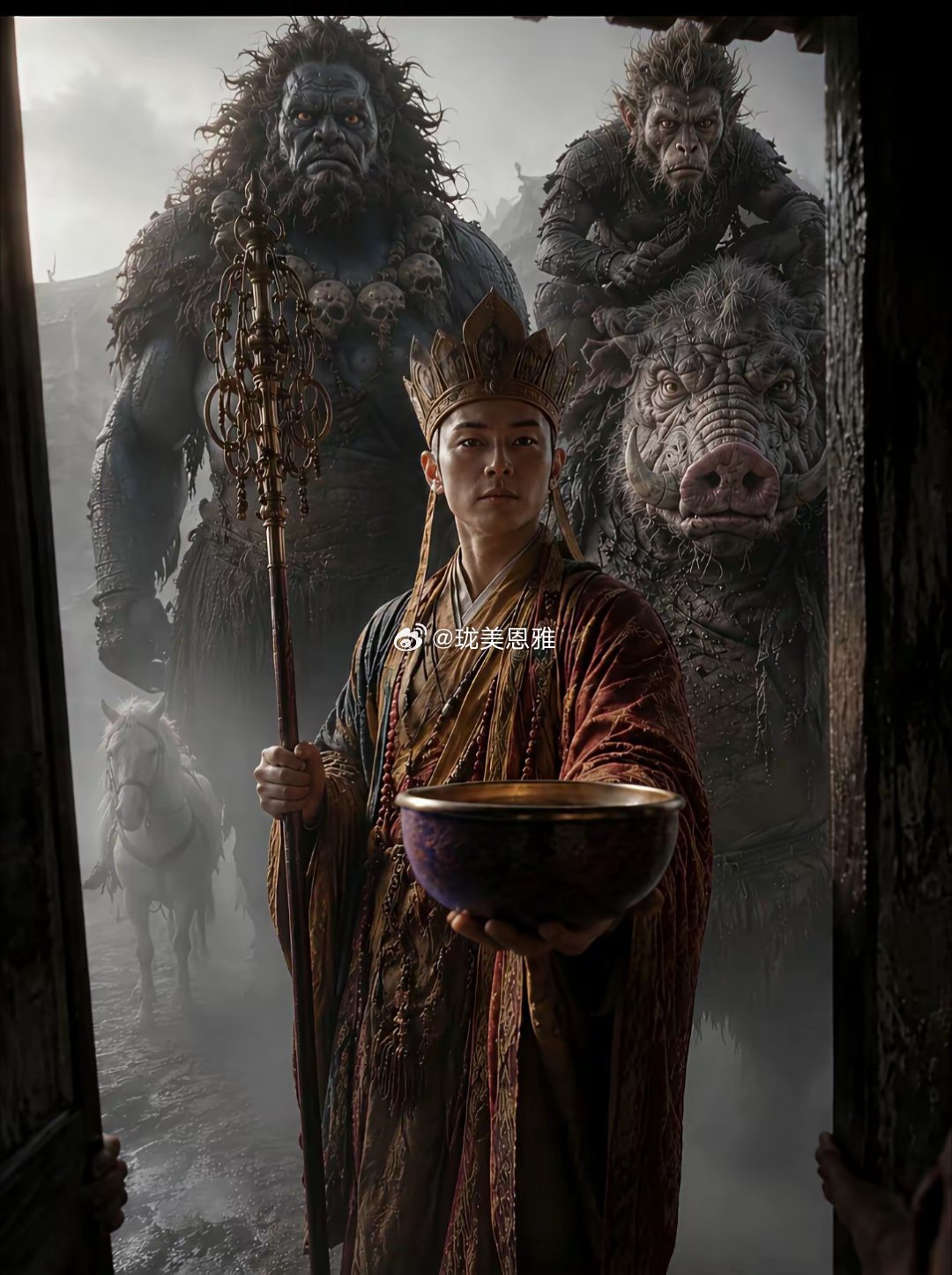 如果西游记原著师徒来化缘，你敢开门吗？
