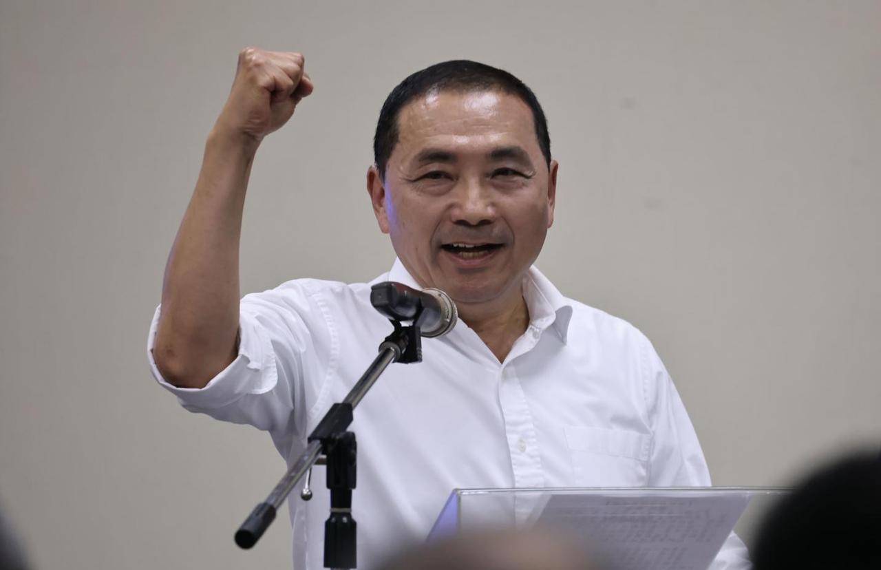 侯友宜“贼心不死”参选国民党主席等待时机今天在被问及参选国民党主席问题时