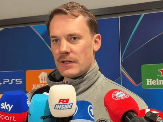 诺伊尔: 拜仁在关键时刻表现不佳, 输给阿森纳的结果很公平