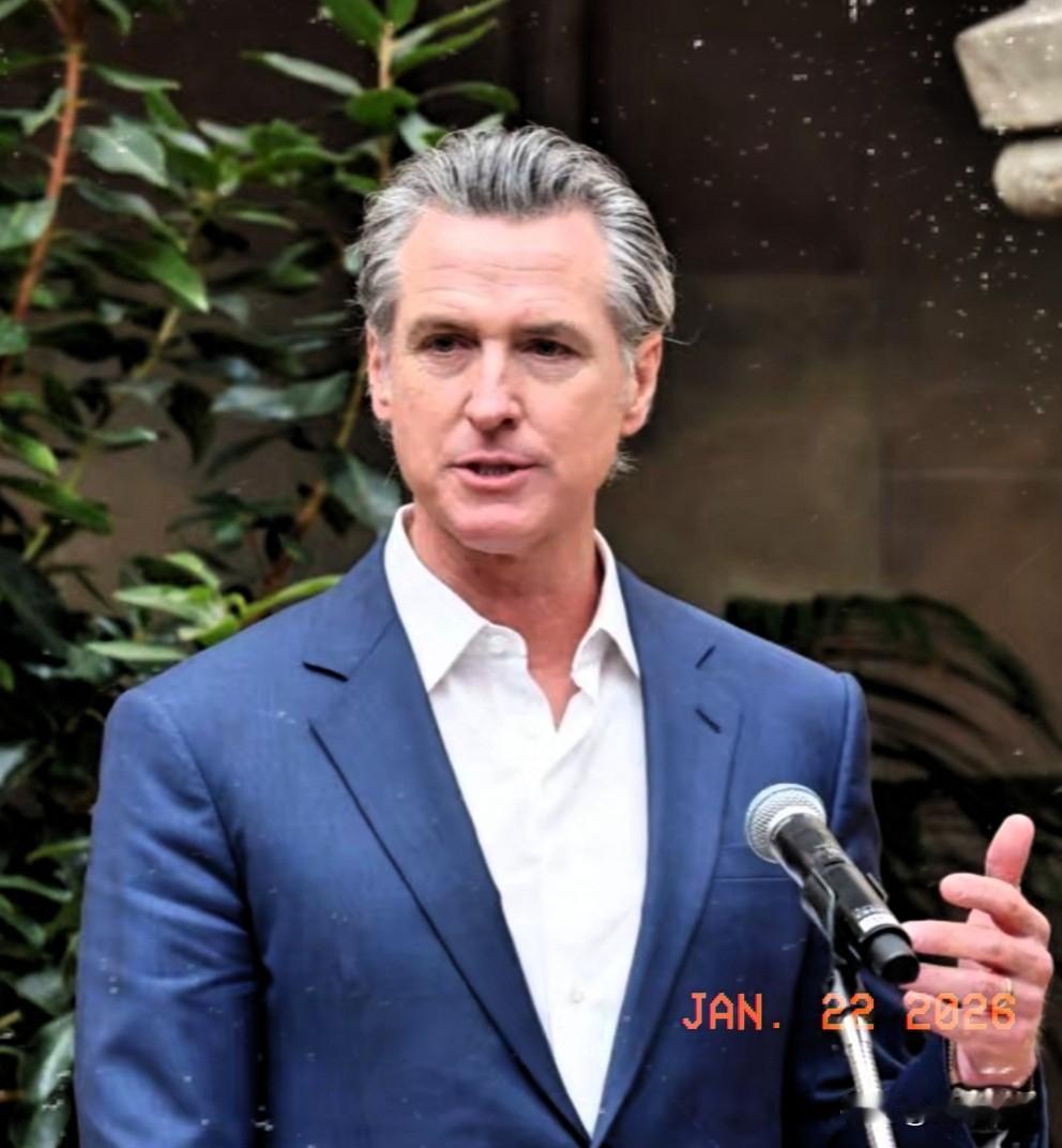 马克龙，默茨，梅洛妮，等等等这些人遭到了美国一个州长的极大嘲讽！美国加州州长纽