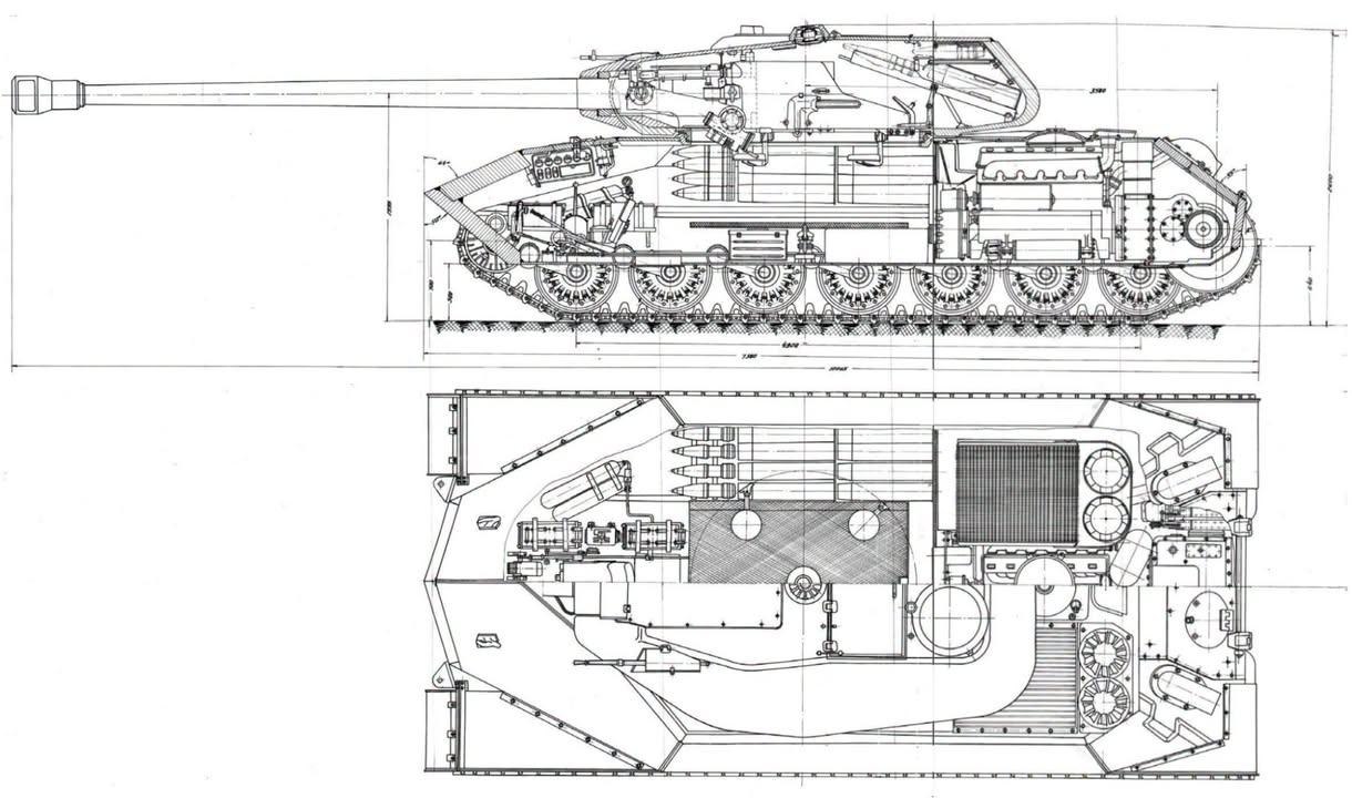 IS-71945年型：苏联重型坦克设计的再度跃进1945年春，随着苏军缴获并