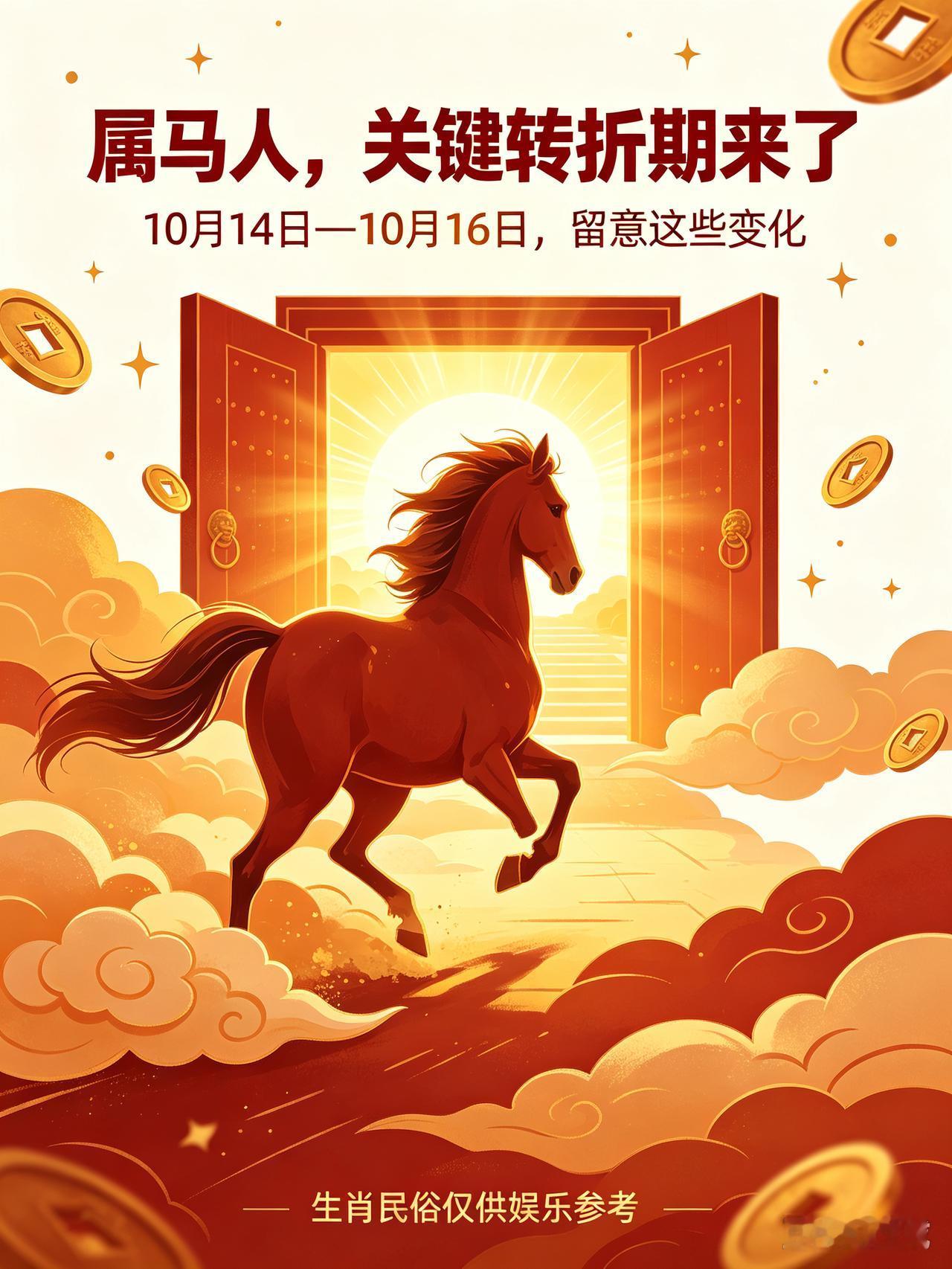 很多属马的朋友，为人豪爽重情义，不怕吃苦，遇事习惯自己扛下所有压力。之前很长一段