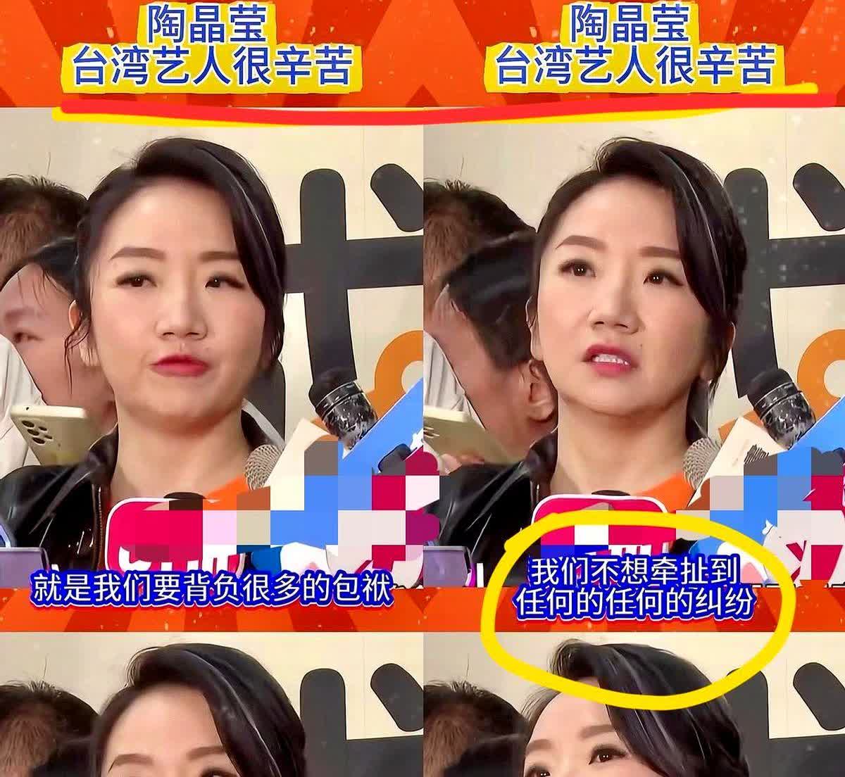 陶晶莹喊冤，被网友讨伐失去工作很愤怒！她还说：“全球哪个国家的艺人，会被