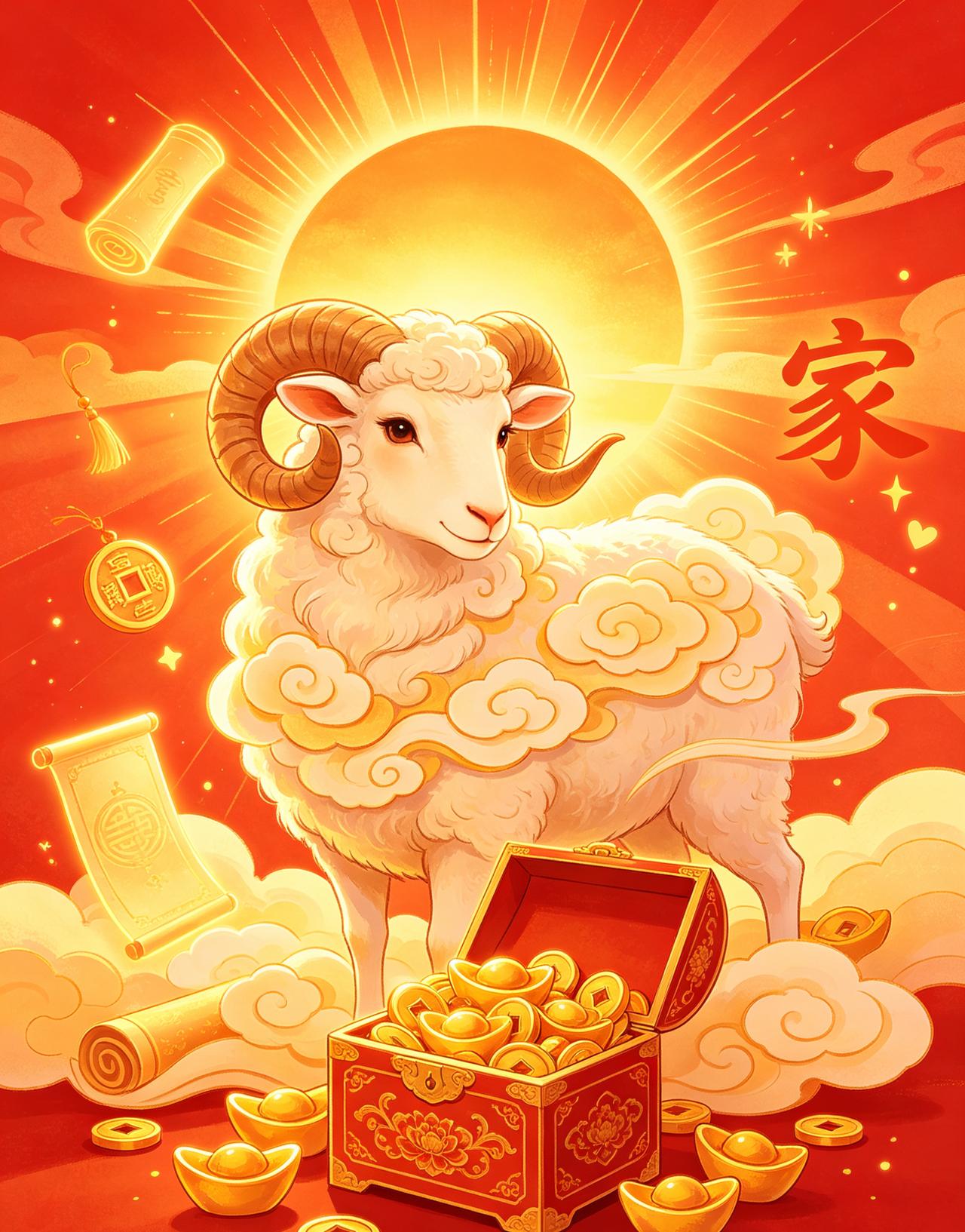 刷到别划走！[烟花]属羊人6月29日后坐等翻身，喜事主动找上门！！属