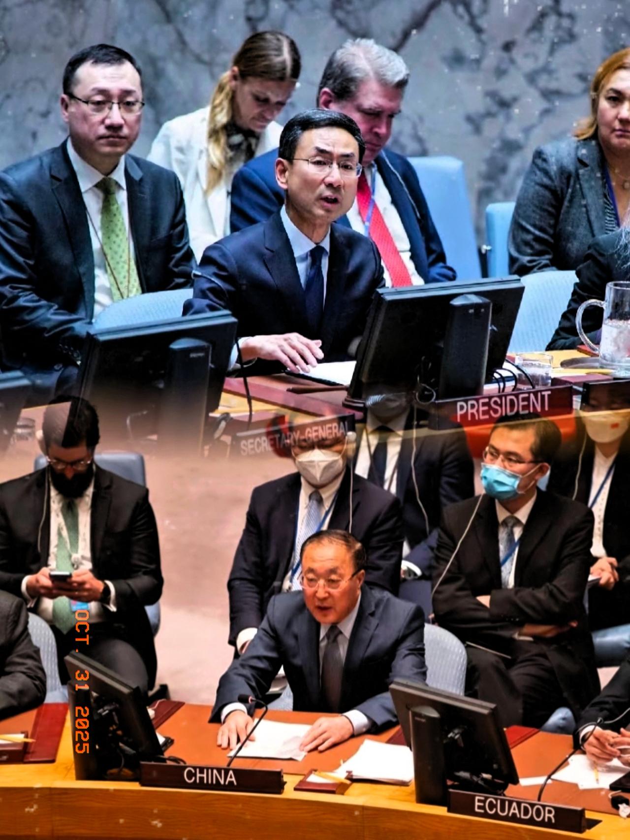 外交天团,干得漂亮!中方毫不含糊亮出一票否决权,绝不纵容朱拉尼团伙的“洗白”企图