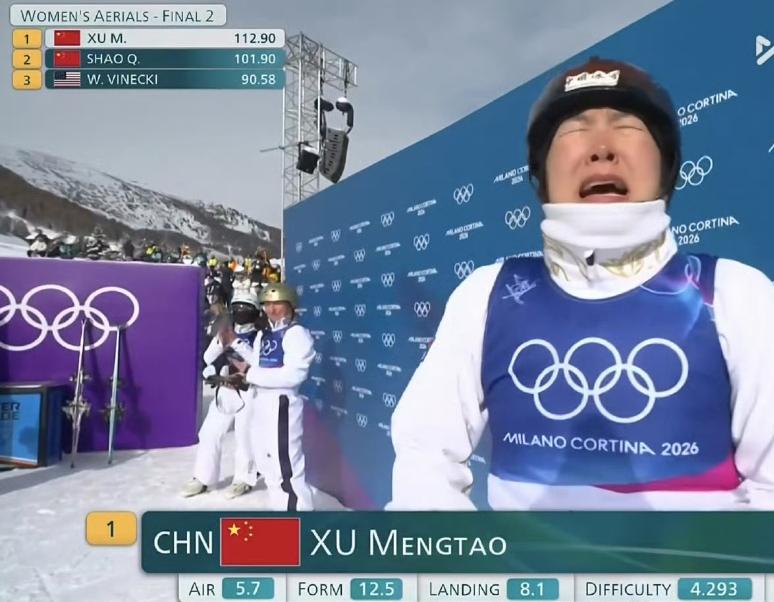 生完娃依旧卫冕封神，谁还敢说她该退役？我的天！徐梦桃也太牛了！冬奥女子空中