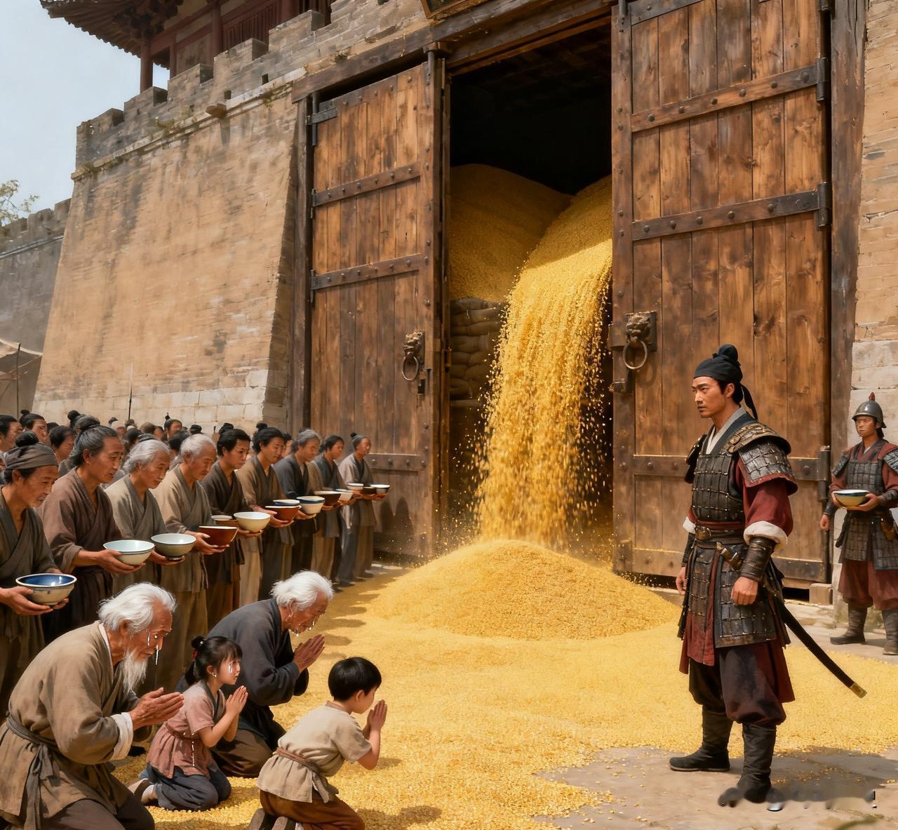 884年，兵败如山倒的黄巢来到山东狼虎谷，看见有一片开满菊花的山坡。黄巢感叹道：