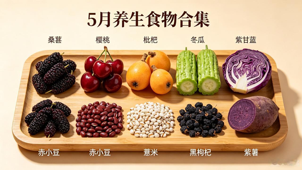 5月时令养生｜必吃食物清单（顺应节气、祛湿养肝、清热不上火）5月春夏交接、