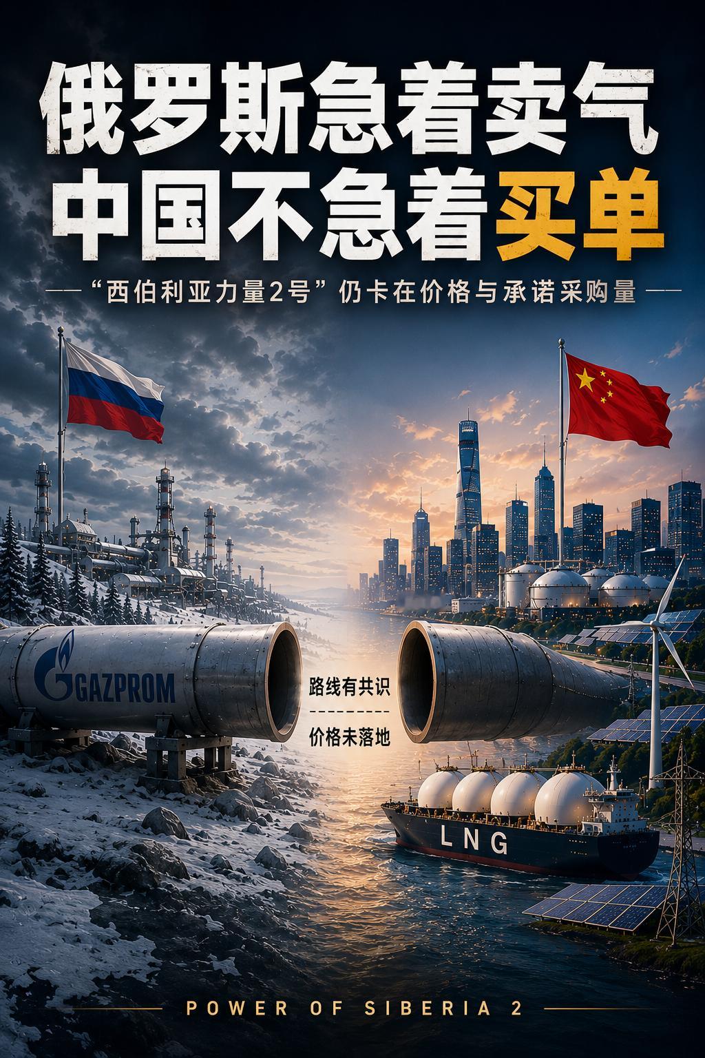 俄罗斯代表团访华力推“西伯利亚力量2号”，中俄天然气大单仍未最终落地近日，俄罗斯