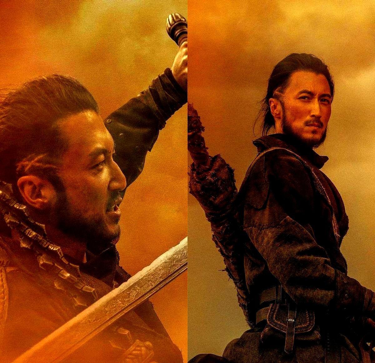 吴京把谢霆锋的名字刻在了片头，自己却退到第二行。这在内娱是头一遭。沙暴里那场